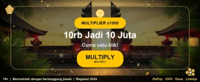 Bonus Selamat Datang Melimpah banner