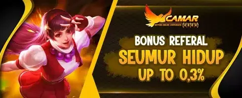 Bonus Referral Seumur Hidup 0.3% promotional banner